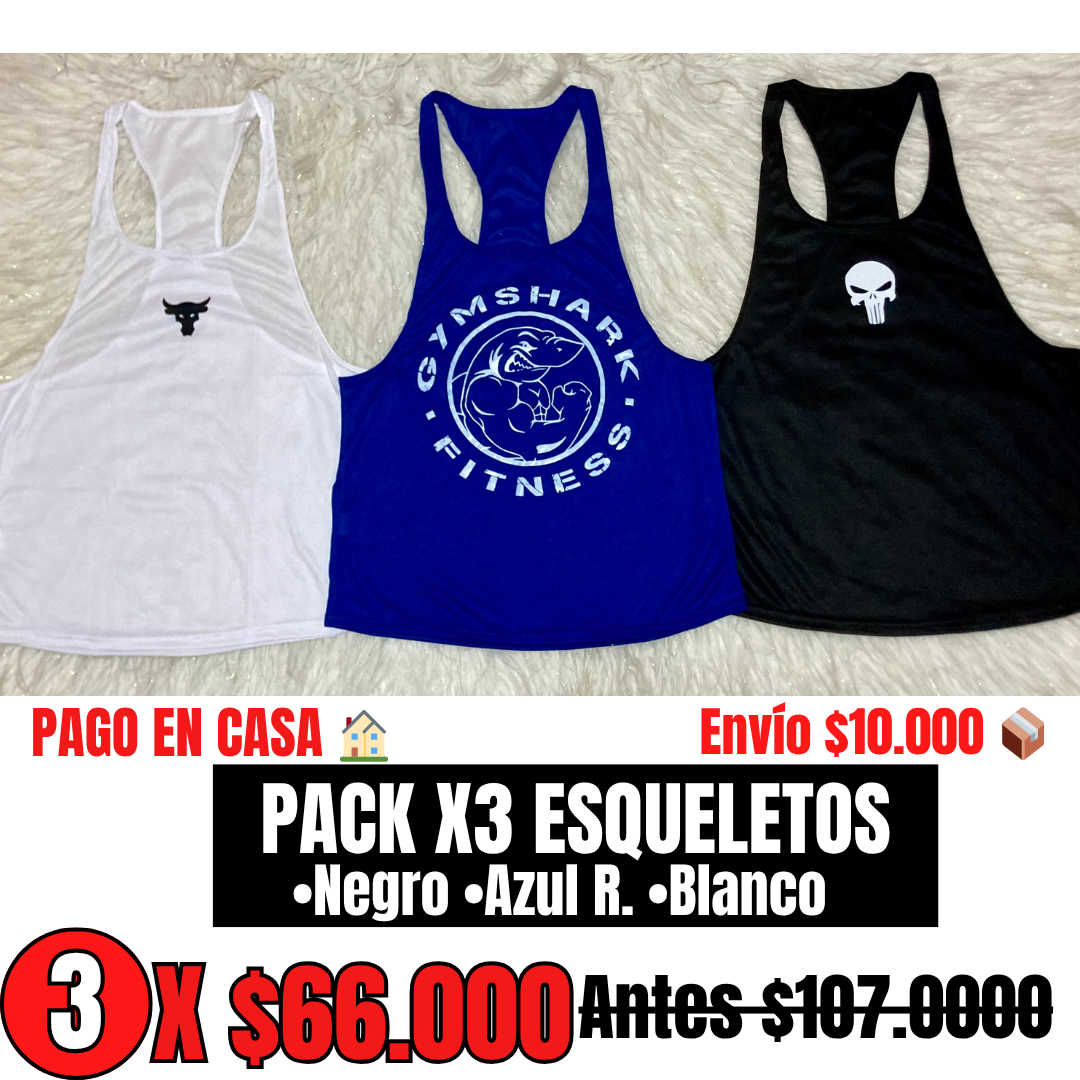 PACK ESQUELETOS OLIMPICOS (Paga2, Lleva3)